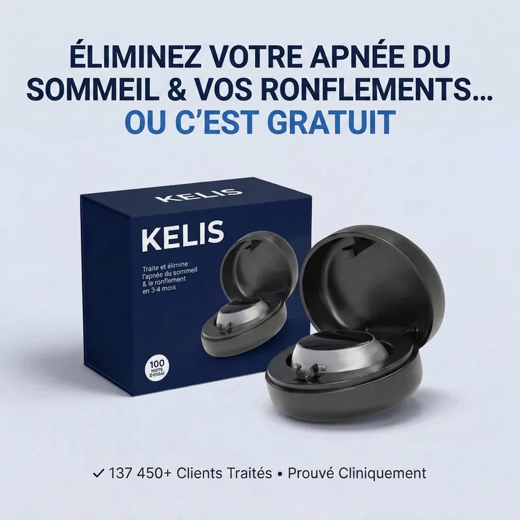 KELIS Sleep Pro™ — Élimine le ronflement et l'apnée du sommeil (Landing Page)